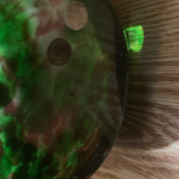 Art glass spatter vase - Picture 3 of 4